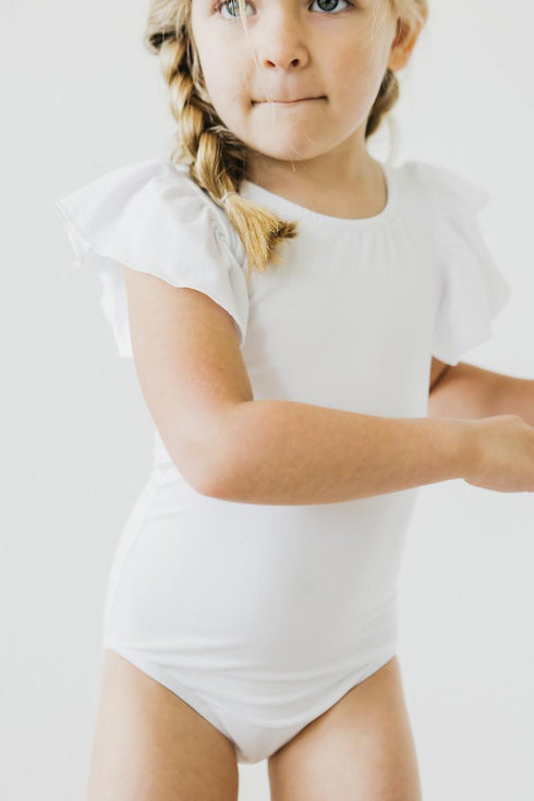 white-s-s-flutter-sleeve-leotard Mila &  Rose - Sophia's Style----8